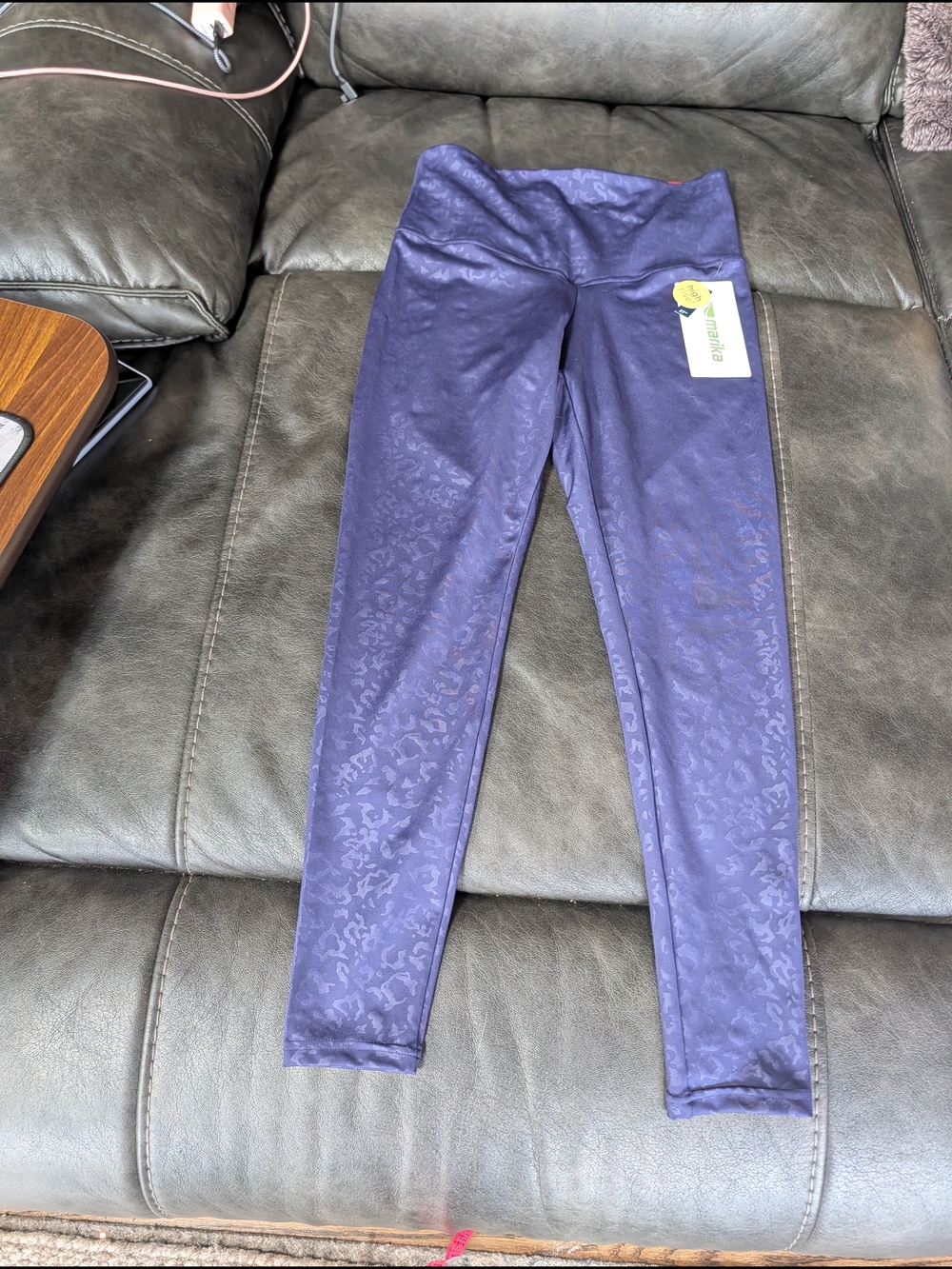 NWT Marika Blue/Purple Active Leggings